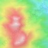 Mappa topografica Las Llanas, altitudine, rilievo