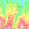 Mappa topografica Vínculo de Solís, altitudine, rilievo
