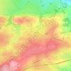 Mappa topografica Savernat, altitudine, rilievo