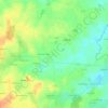 Mappa topografica Les Romagnes, altitudine, rilievo