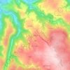 Mappa topografica Gipoulou, altitudine, rilievo