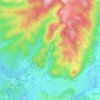 Mappa topografica Les Barraques, altitudine, rilievo
