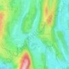 Mappa topografica Bourcia, altitudine, rilievo