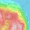 Mappa topografica Motta del Santo, altitudine, rilievo