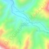 Mappa topografica Santiago de Cochahuayco, altitudine, rilievo