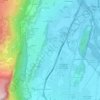 Mappa topografica Risset, altitudine, rilievo