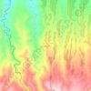 Mappa topografica Ocasion, altitudine, rilievo