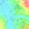Mappa topografica Ponte da Pedra, altitudine, rilievo