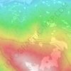 Mappa topografica Erdona, altitudine, rilievo