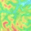 Mappa topografica Ngousso, altitudine, rilievo