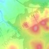 Mappa topografica Cerro Cotoño, altitudine, rilievo