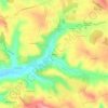 Mappa topografica Renaux, altitudine, rilievo