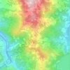 Mappa topografica Lizzo, altitudine, rilievo