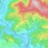 Mappa topografica Pieve di Brancoli, altitudine, rilievo