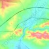 Mappa topografica Osma, altitudine, rilievo