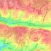 Mappa topografica La Madeleine, altitudine, rilievo