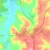 Mappa topografica Reguengo, altitudine, rilievo