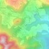 Mappa topografica ChampFleury, altitudine, rilievo