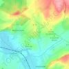Mappa topografica Vaucremont, altitudine, rilievo