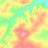 Mappa topografica Buritizinho, altitudine, rilievo