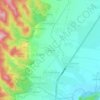 Mappa topografica Kangvai, altitudine, rilievo