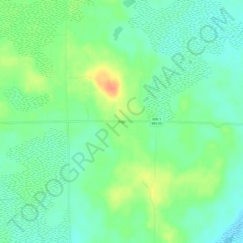 Mappa topografica Togo, altitudine, rilievo