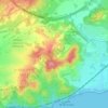 Mappa topografica la Torna, altitudine, rilievo