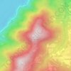 Mappa topografica Monte Nuvolone, altitudine, rilievo