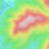 Mappa topografica Cabeza Antón, altitudine, rilievo