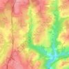 Mappa topografica Le Guet du Marchand, altitudine, rilievo