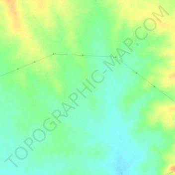 Mappa topografica Camero, altitudine, rilievo