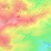 Mappa topografica Bourzeau d'en Haut, altitudine, rilievo