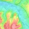 Mappa topografica Sousberg, altitudine, rilievo