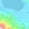 Mappa topografica San Rafael, altitudine, rilievo