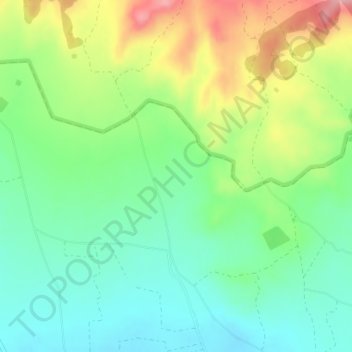 Mappa topografica Angelet, altitudine, rilievo
