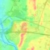 Mappa topografica Cavalcaselle, altitudine, rilievo