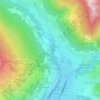 Mappa topografica Le Chabas, altitudine, rilievo