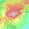 Mappa topografica Croce dei segni, altitudine, rilievo