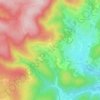 Mappa topografica Bussy, altitudine, rilievo