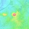 Mappa topografica Mont Ngaoundéré, altitudine, rilievo