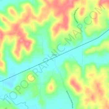 Mappa topografica Cuzco, altitudine, rilievo