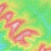 Mappa topografica щель Кирилловская, altitudine, rilievo