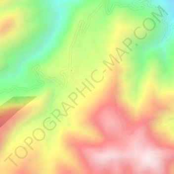 Mappa topografica Mosoco, altitudine, rilievo