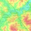 Mappa topografica Wolverton, altitudine, rilievo