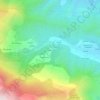 Mappa topografica Partine, altitudine, rilievo