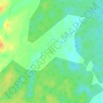 Mappa topografica Хутонька, altitudine, rilievo