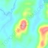 Mappa topografica Davis Mountain, altitudine, rilievo