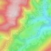 Mappa topografica La Chapelle, altitudine, rilievo