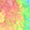 Mappa topografica Morlen, altitudine, rilievo