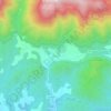 Mappa topografica Beuda, altitudine, rilievo